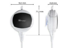 HPumps Nano Piezo Luftpumpe DeepWater 24l/h, Durchlüfterpumpe -JBL || sera || TETRA Verkäufe 28s13022 Abmessungen