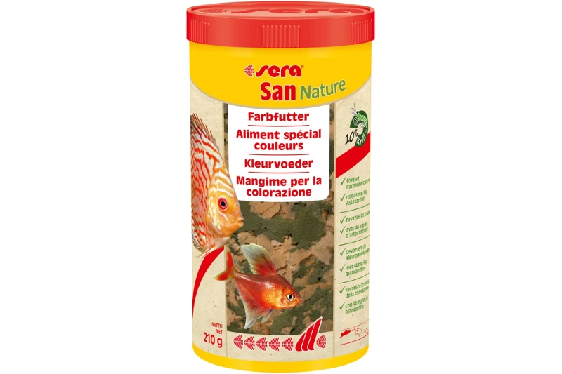 Sera San Nature, 1000 Ml - Farbfutter 3 Sera San Nature, 1000 Ml - Farbfutter