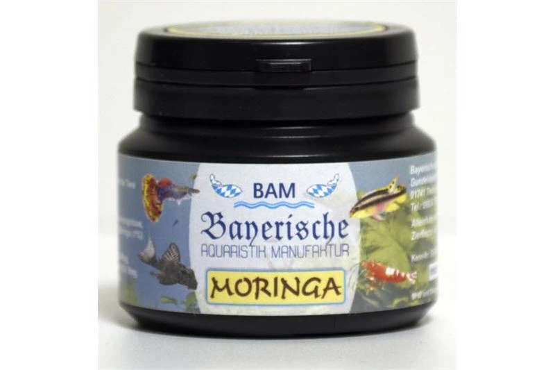 BAM Moringa, Futtergranulat Für Zierfische, Körnung 0,9-1,4 Mm, 100 G 3 BAM Moringa, Futtergranulat Für Zierfische, Körnung 0,9-1,4 Mm, 100 G