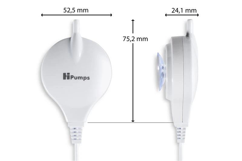 HPumps Nano Piezo Luftpumpe, Rund Weiß 18l/h, Durchlüfterpumpe 9 HPumps Nano Piezo Luftpumpe, Rund Weiß 18l/h, Durchlüfterpumpe – Bild 7