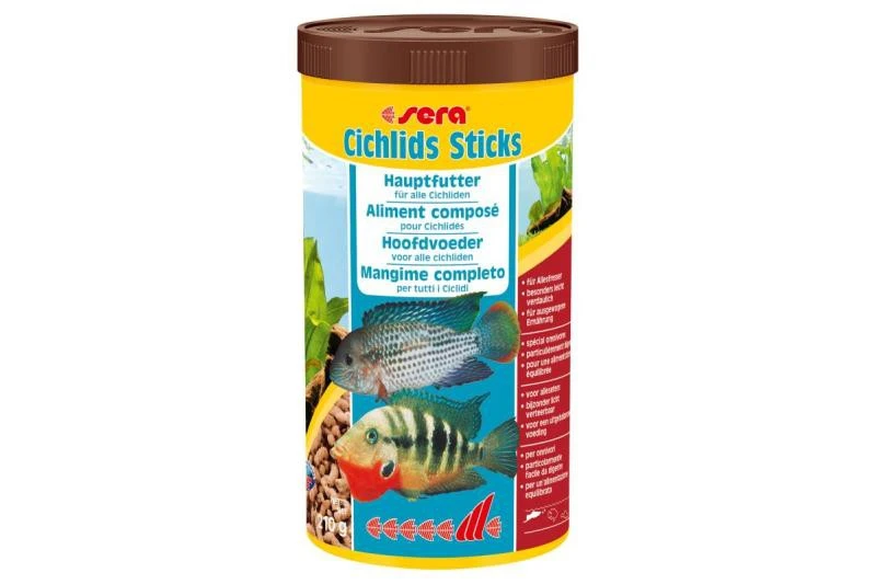 Sera Cichlids Sticks, 1.000 Ml 3 Sera Cichlids Sticks, 1.000 Ml